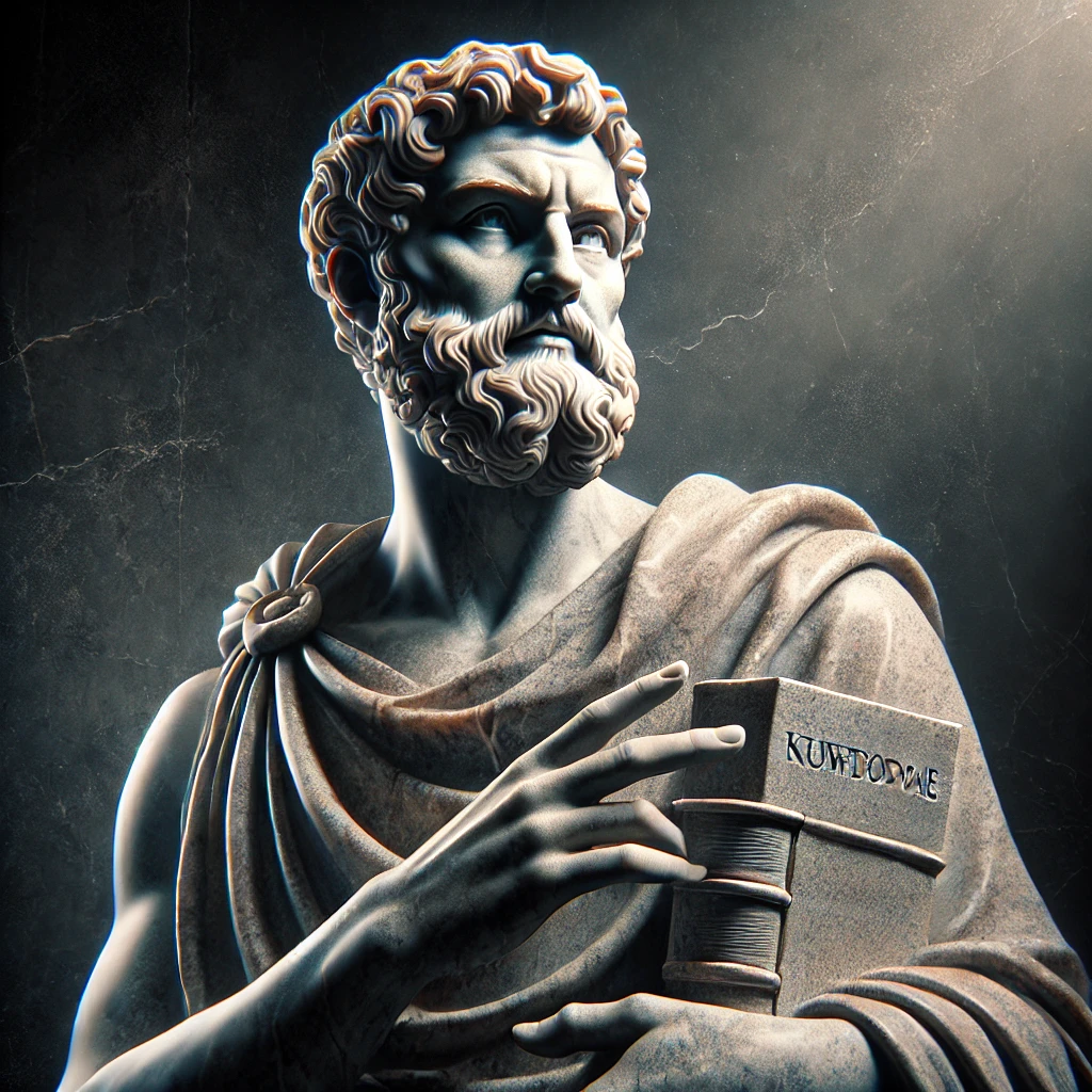 Stoic statue representing resilience